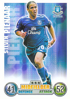 Steven Pienaar Everton 2007/08 Topps Match Attax #123